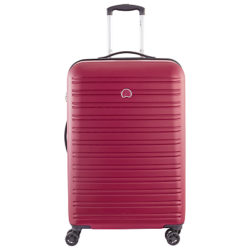 Delsey Segur 4 Wheel 70cm Medium Suitcase Red